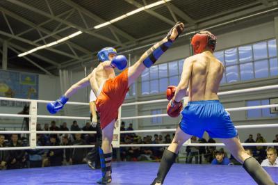 Будущие офицеры-десантники состязаются в Рязани в кикбоксинге